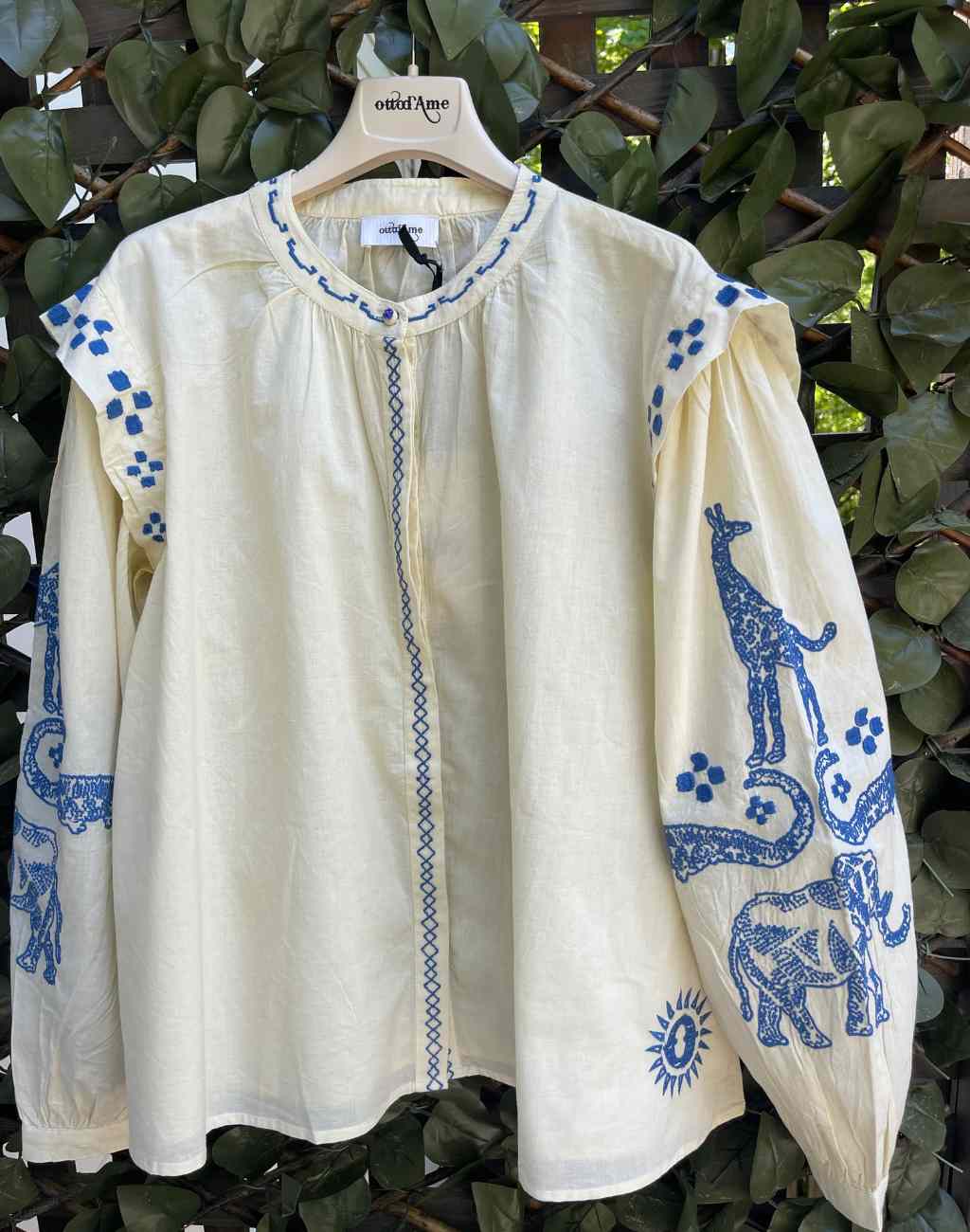 Cotton Top with Embroidery