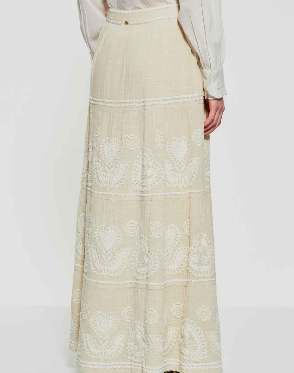 Robby Maxi Skirt with Playful Embroidery