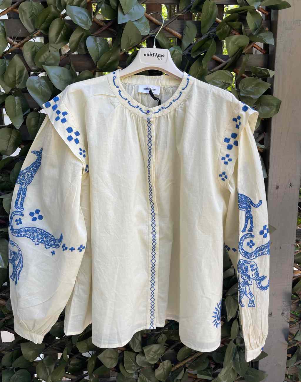 Cotton Top with Embroidery