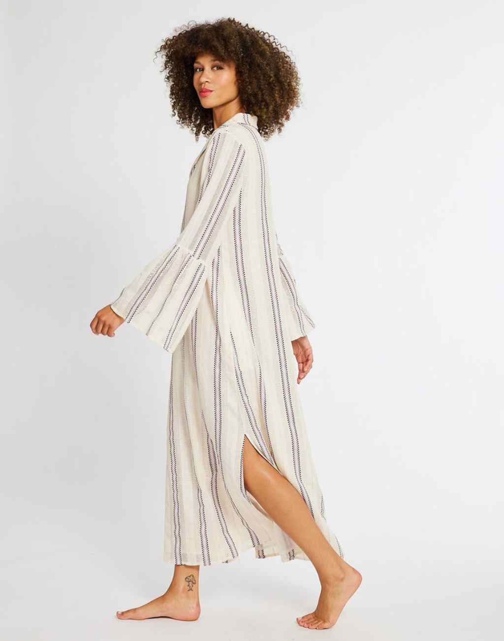 Jacqueline Maxi Caftan Dress in O&#39;Keefe Stripe - Visit Nifty Mille 