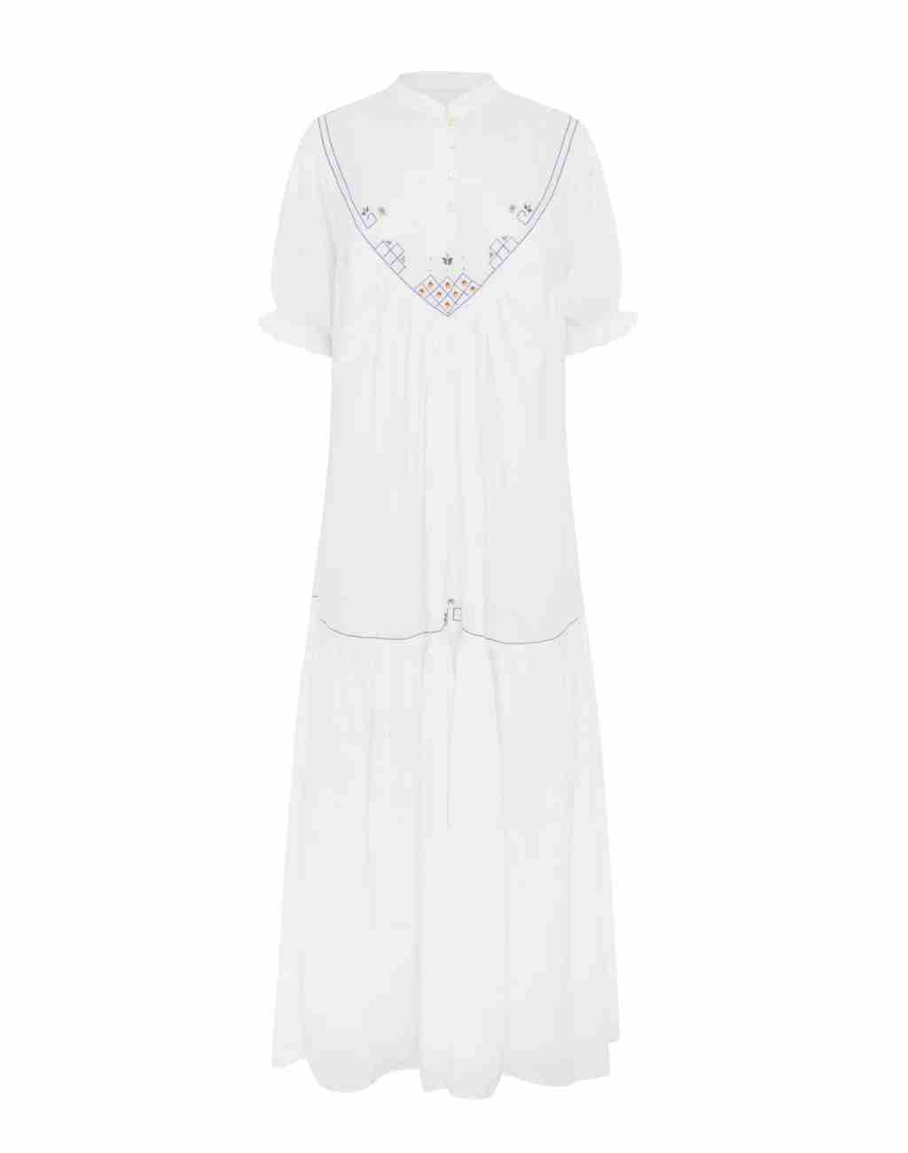 Bowie Embroidered Maxi Dress | Feminine and Free Spirited