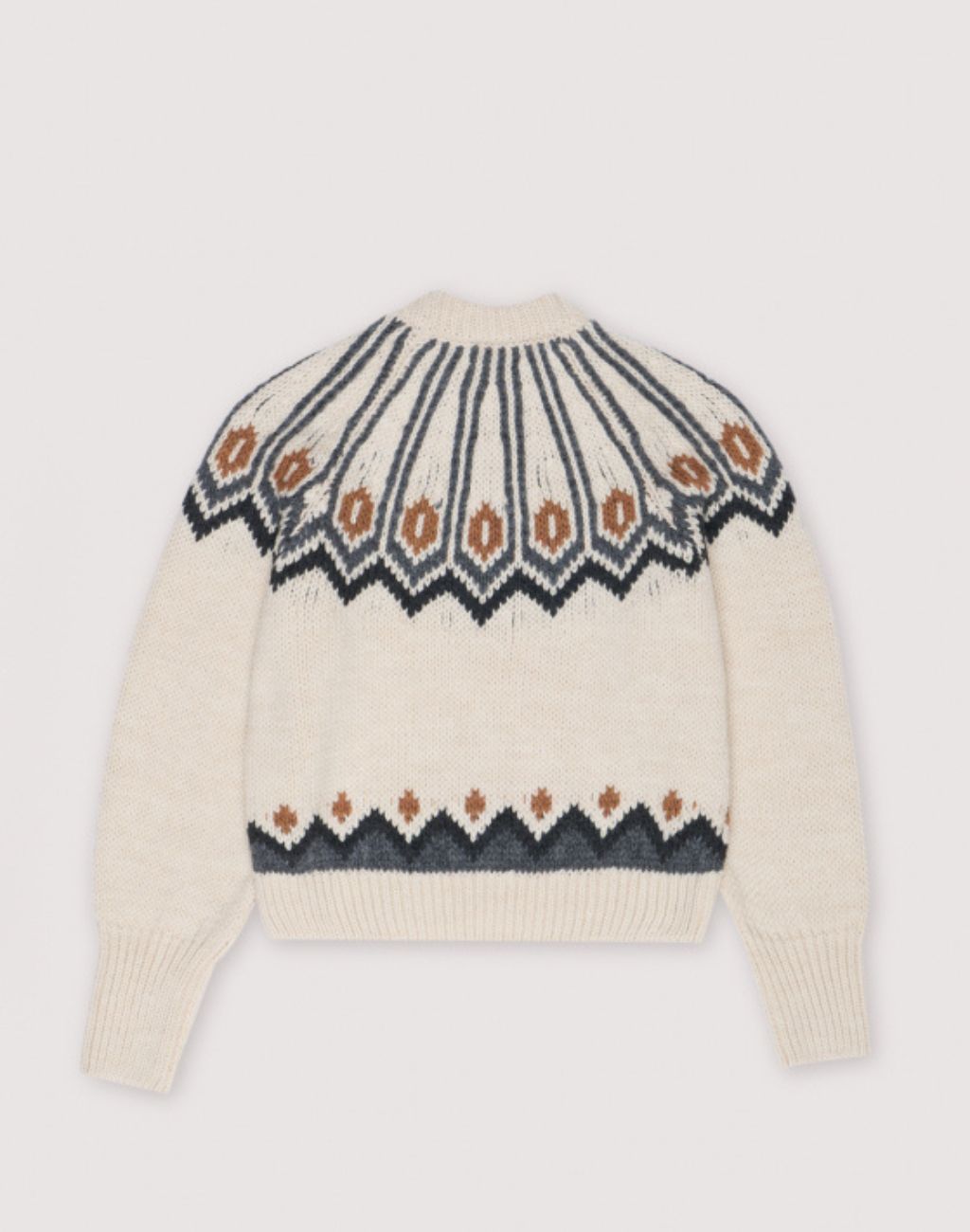 Davos Sweater with Fair Isle Pattern