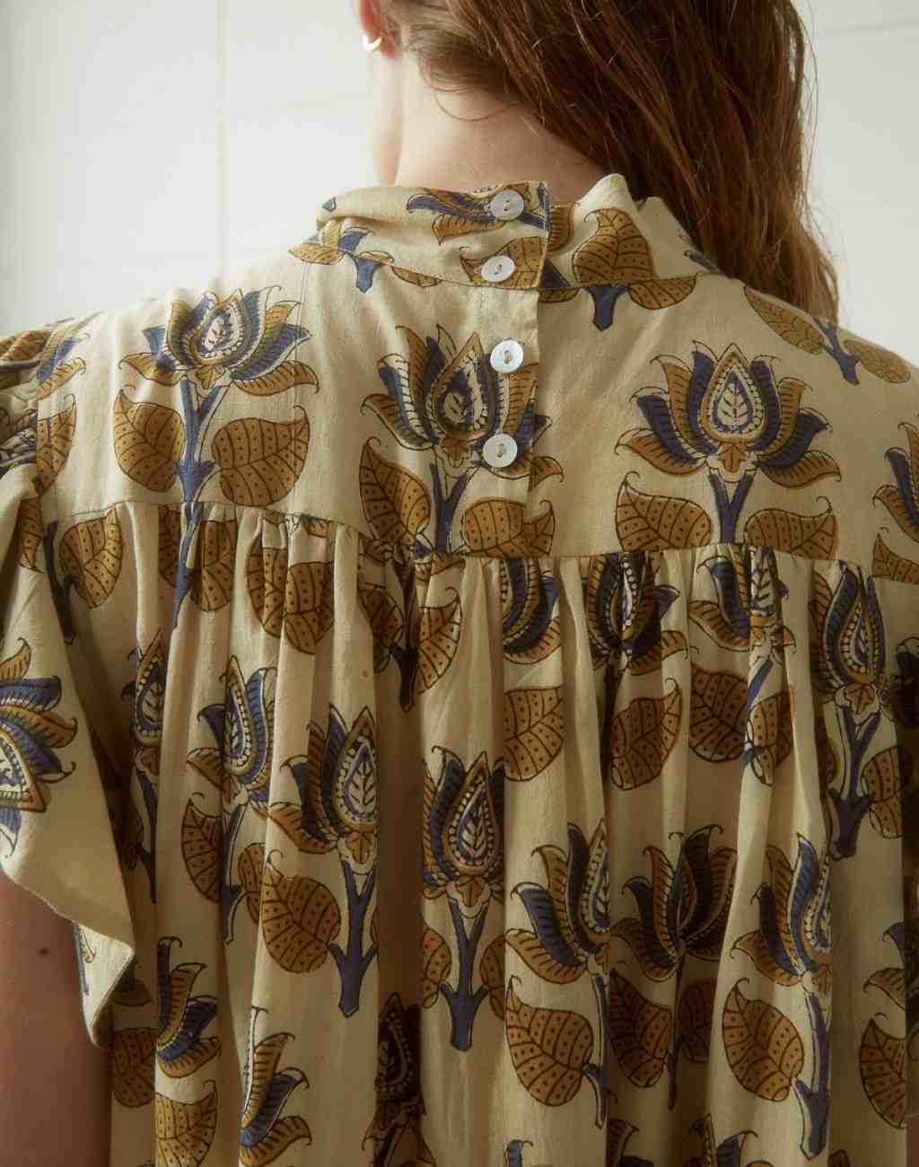 Harmony Block Printed Danz Frill Maxi Dress