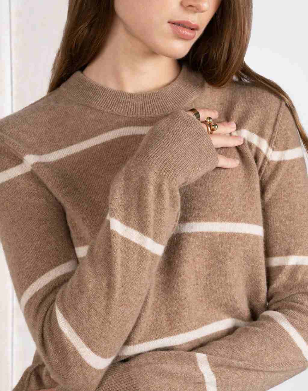 Cashmere Striped Syd Sweater