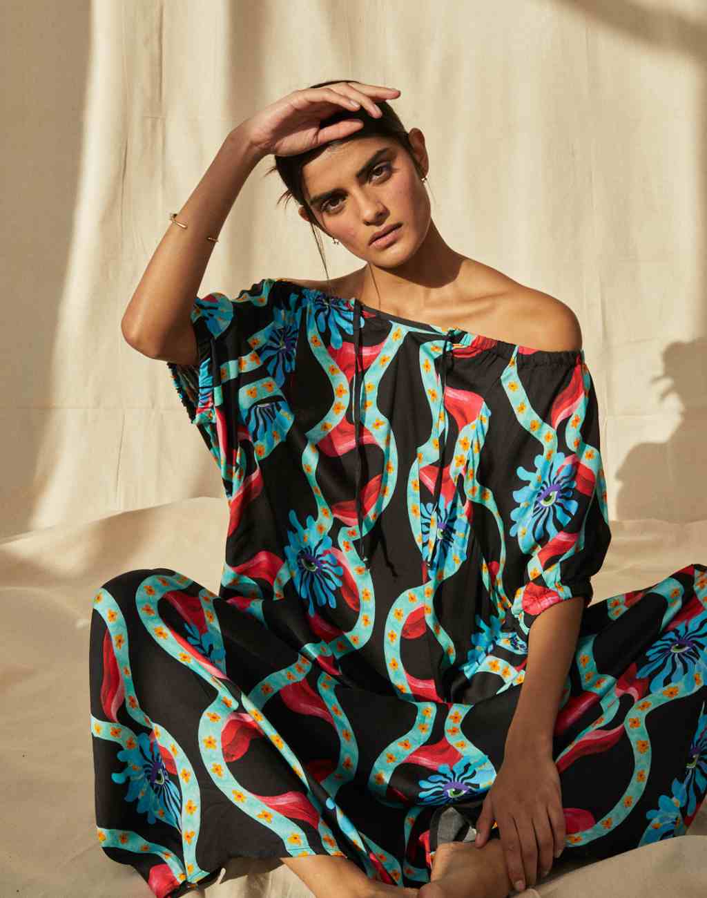 Lopez Maxi Dress | Wear on or off the Shoulder - Visit Nifty Kinga Csilla 