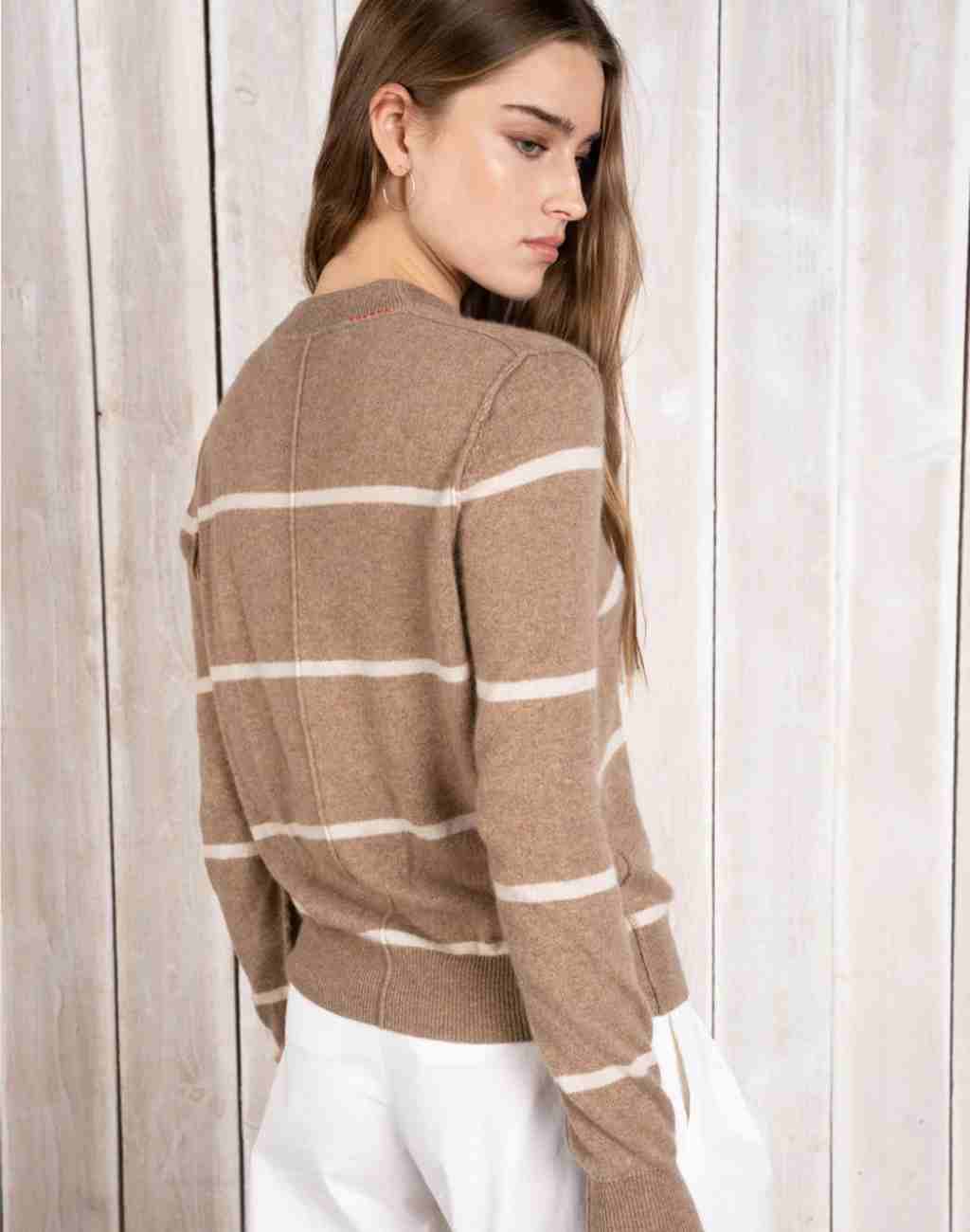 Cashmere Striped Syd Sweater